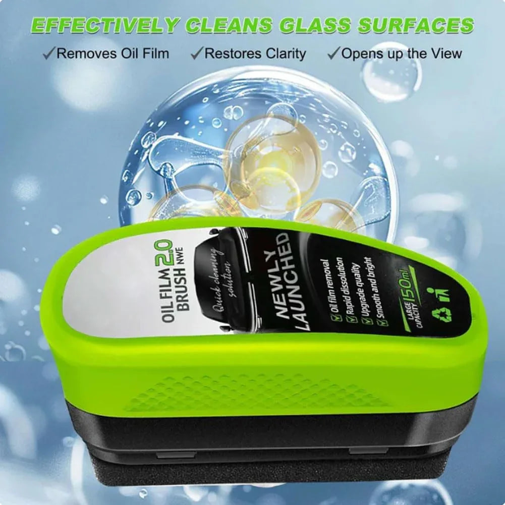 Automotive Oil Film Cleaning Brush 2.0 Clear Vision Glass Cleaner - Home N Road