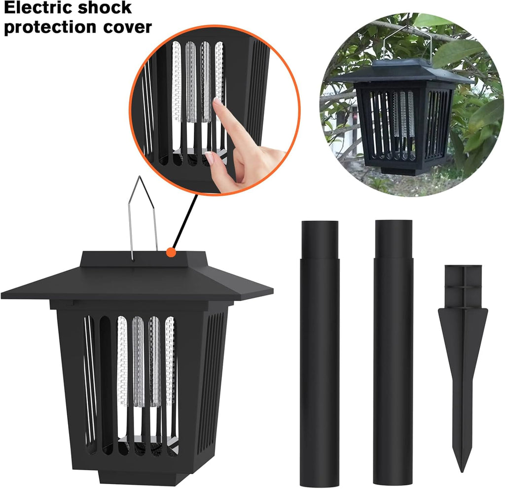 2 Pcs Smart Cordless Solar Dual-Mode Garden Zapper