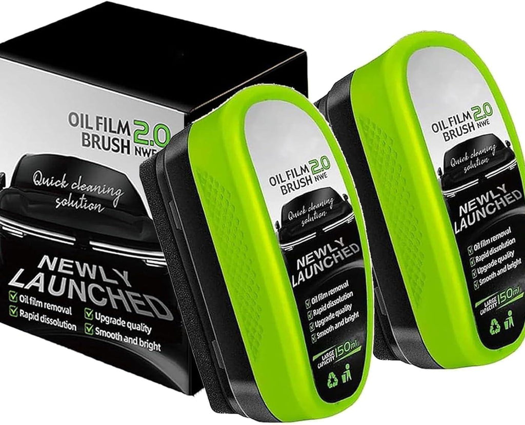 Automotive Oil Film Cleaning Brush 2.0 Clear Vision Glass Cleaner - Home N Road