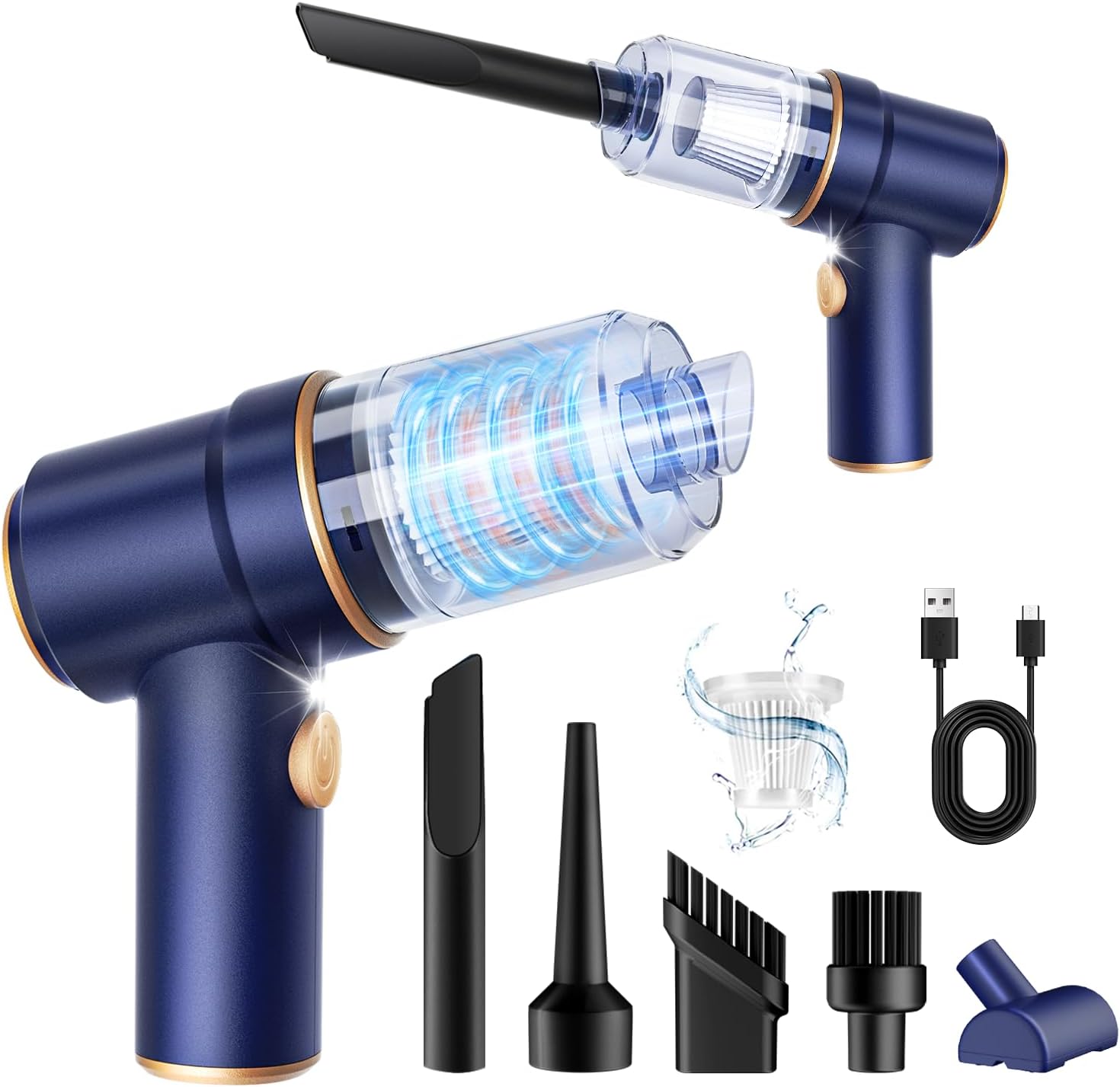 8000Pa Handheld Car Vacuum Cleaner and Air Duster