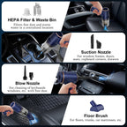8000Pa Handheld Car Vacuum Cleaner and Air Duster