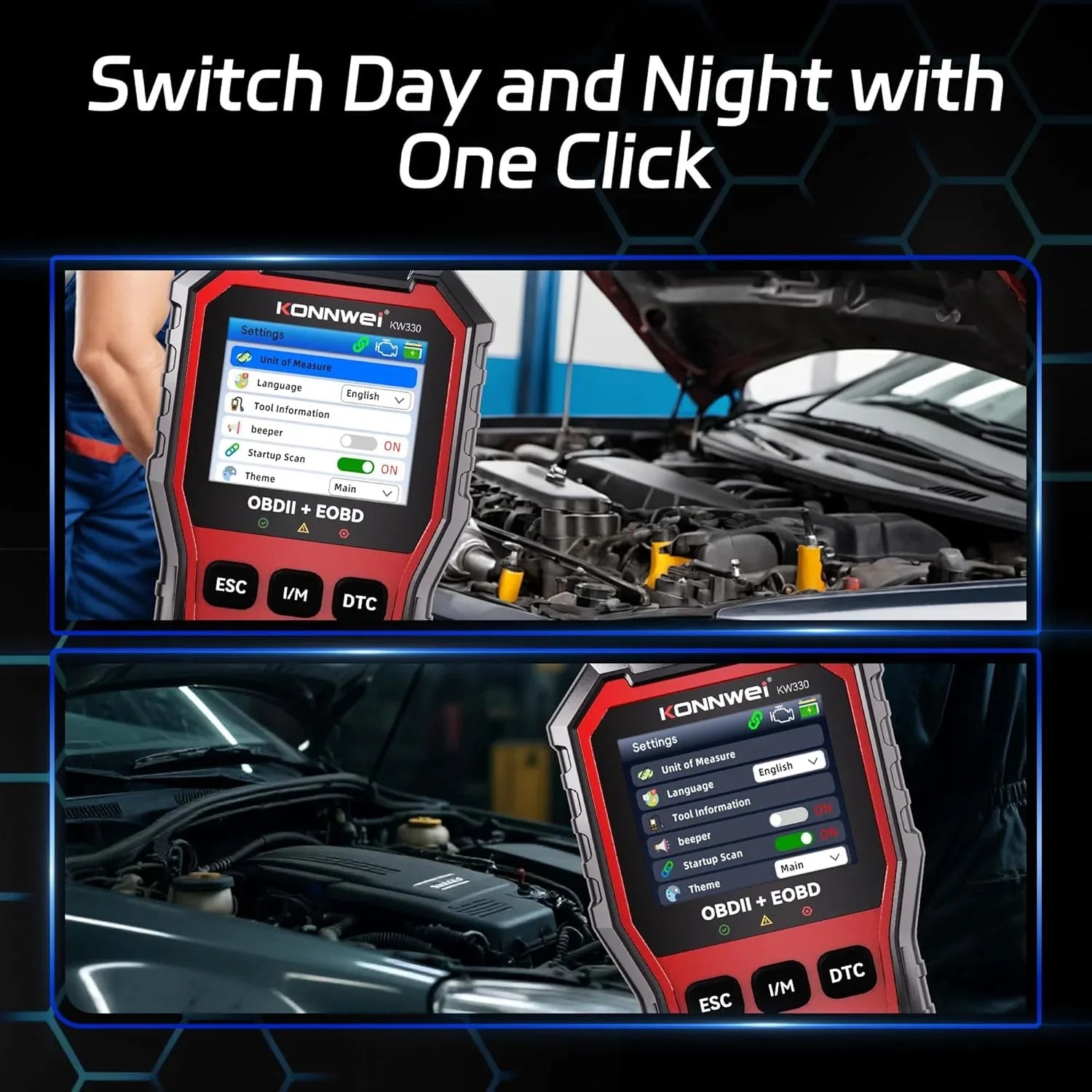 Upgraded OBD2 Scanner Diagnostic Tool Auto Code Reader - Home N Road