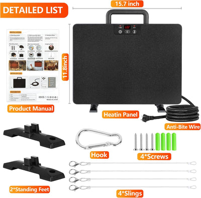 Smart Chicken Coop Heater 160W Pet Warmer