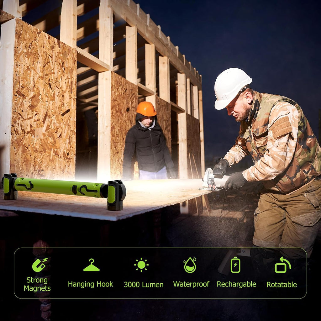 5200mAh Rechargeable Magnetic Underhood Work Light with Hooks