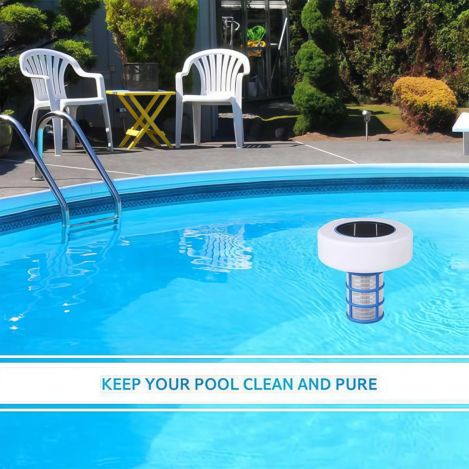 Solar Pool Ionizer Automatic Floating Pool Cleaner
