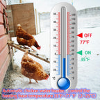 Heated base for poultry chicken drinker by AxiaTool, designed for winter use in garden settings.