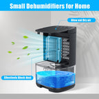 AxiaTool 2 in 1 dehumidifier for home, compact black design, suitable for improving indoor air quality.