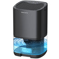 AxiaTool 2 in 1 dehumidifier for home, featuring a sleek black design and compact size for effective moisture control.