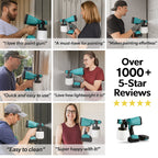 Cordless high power DIY paint sprayer by AxiaTool, designed for smooth application on various surfaces.
