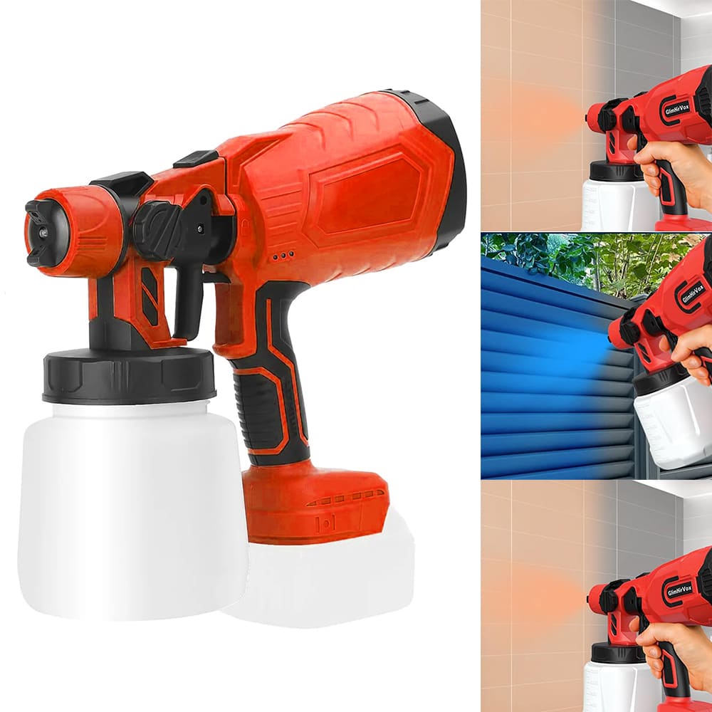 AxiaTool cordless high power paint sprayer designed for DIY projects on various surfaces.
