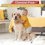 AxiaTool 2500W multi-head high-pressure steam cleaner with various attachments for versatile home cleaning.