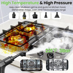 AxiaTool 2500W multi-head high-pressure steam cleaner with various attachments for versatile home cleaning tasks.