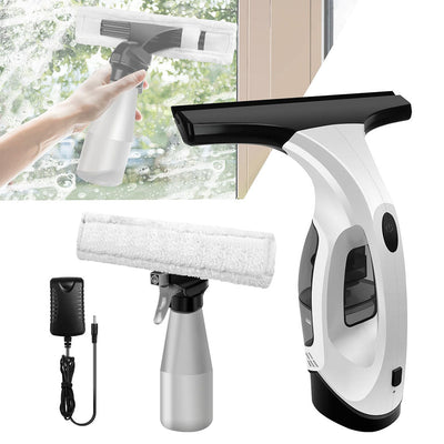 AxiaTool electric cordless window vacuum cleaner with sleek design and ergonomic handle for easy cleaning.