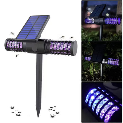 AxiaTool solar panel mosquito killer bug zapper, featuring a sleek design and integrated solar panel for outdoor pest control.
