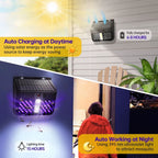AxiaTool 2 pack wall mounted solar power bug zapper with sleek design and effective pest control features.