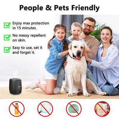 Rechargeable mosquito repellent from AxiaTool, featuring a sleek design for effective pest control outdoors.