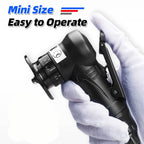 AxiaTool 2 in 1 mini pneumatic chamfering tool with ergonomic design for precise edge finishing.
