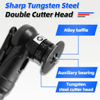 AxiaTool 2 in 1 mini pneumatic chamfering tool with ergonomic grip and compact design for precision edge finishing.