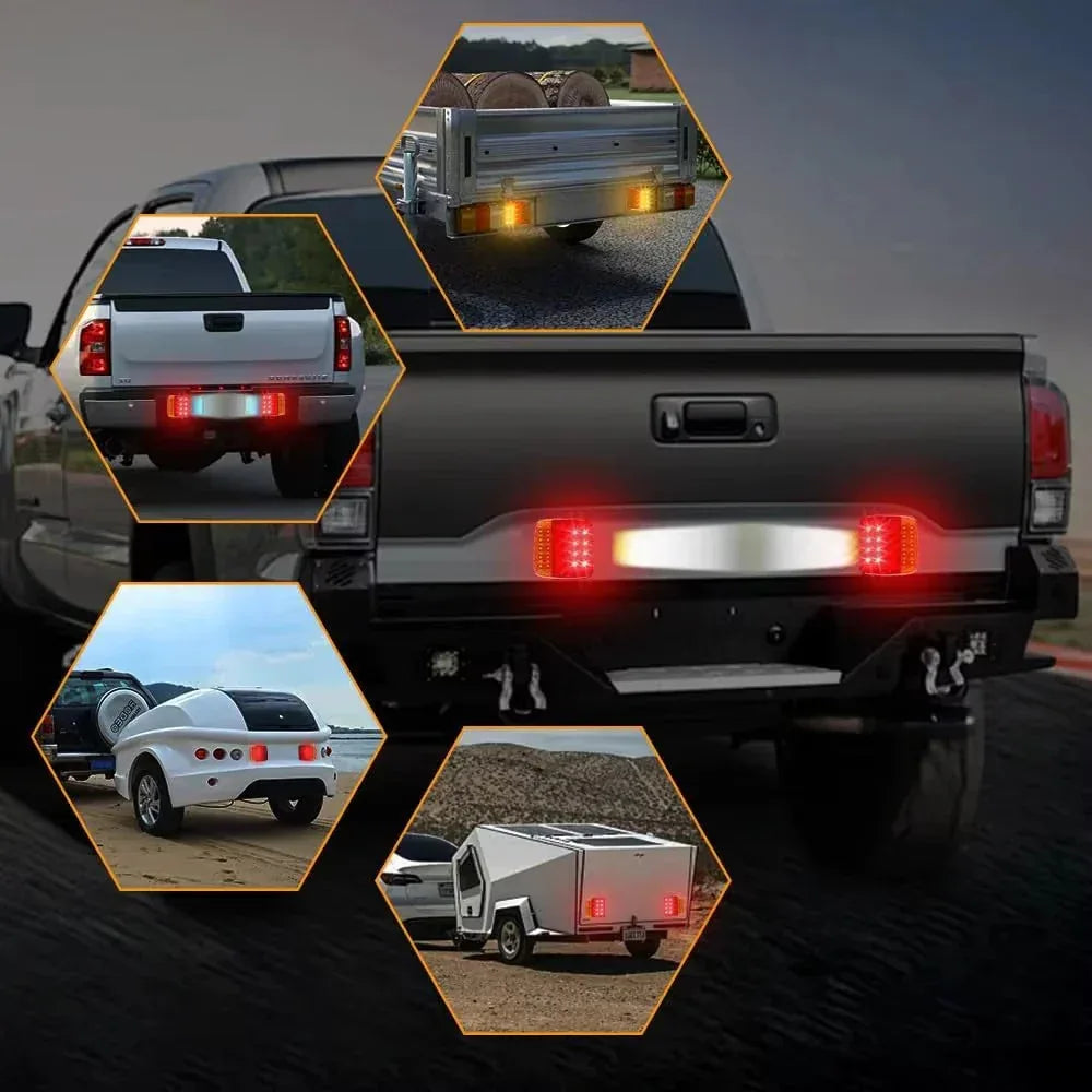 Upgraded Waterproof Wireless Trailer Lights - Home N Road