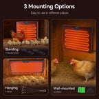 Smart Chicken Coop Heater 160W Pet Warmer