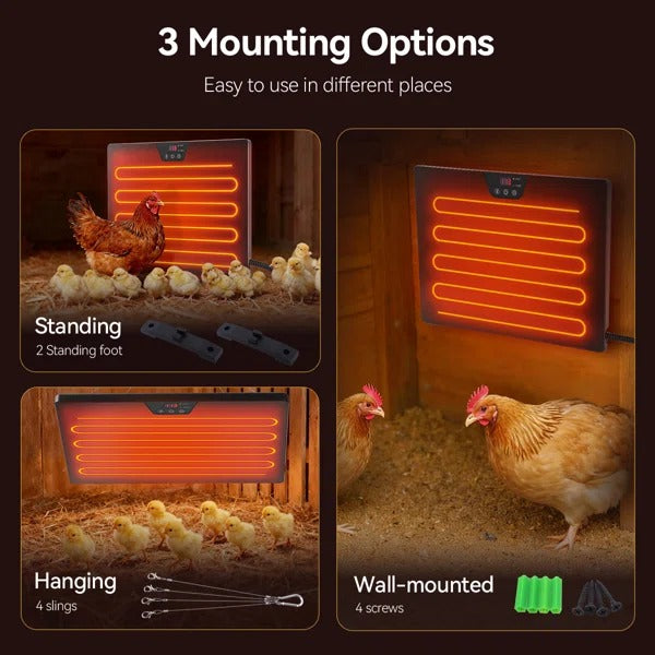 Smart Chicken Coop Heater 160W Pet Warmer