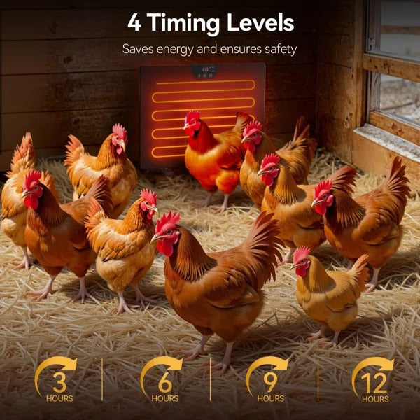 Smart Chicken Coop Heater 160W Pet Warmer