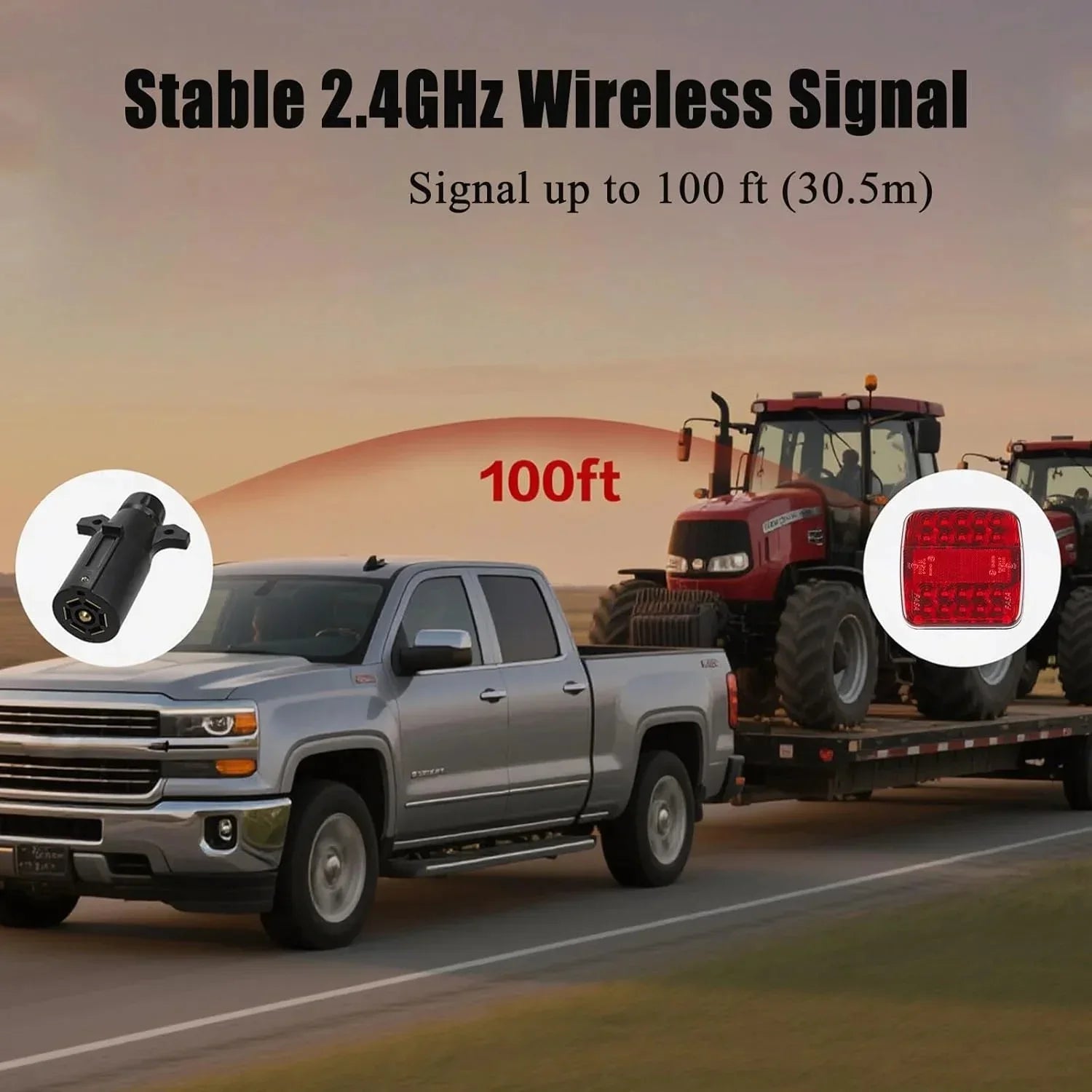 Upgraded Waterproof Wireless Trailer Lights - Home N Road