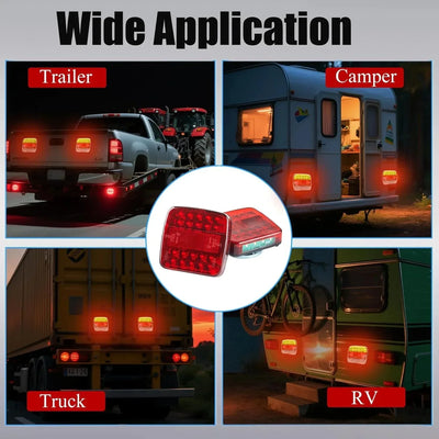 Upgraded Waterproof Wireless Trailer Lights - Home N Road