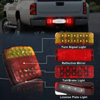 Upgraded Waterproof Wireless Trailer Lights - Home N Road