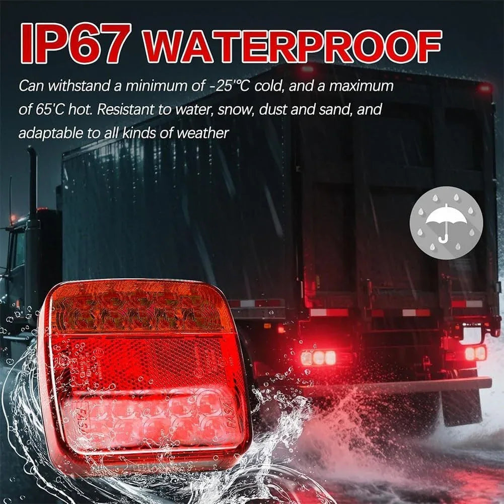 Upgraded Waterproof Wireless Trailer Lights - Home N Road