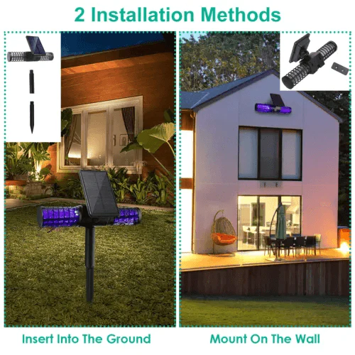 Solar Panel Mosquito Killer Bug Zapper