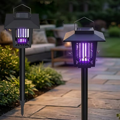 2 Pcs Smart Cordless Solar Dual-Mode Garden Zapper